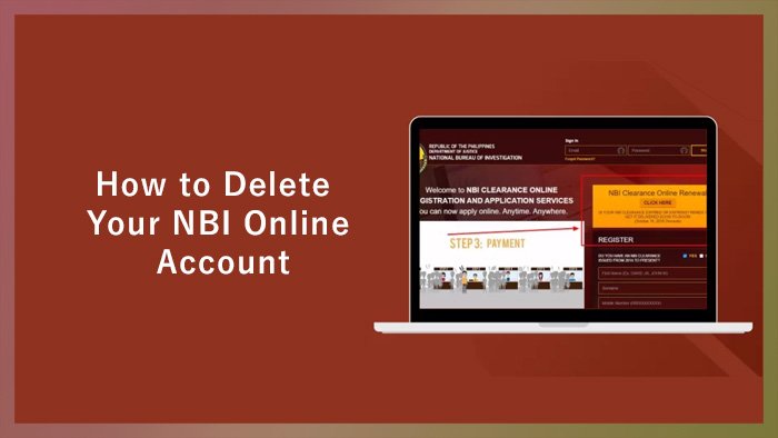 Delete Your NBI Online Account